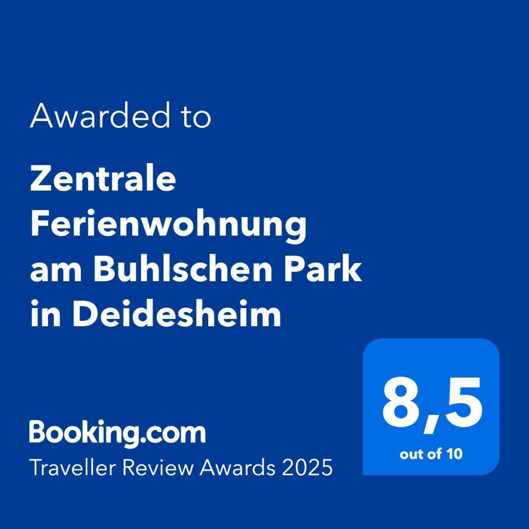 Zentrale Ferienwohnung Am Buhlschen Park In Дайдесгайм Екстер'єр фото